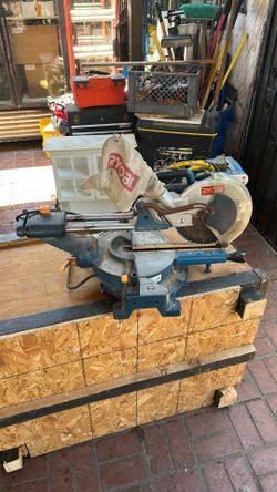 Ryobi 10-inch Sliding Compound Miter Saw.