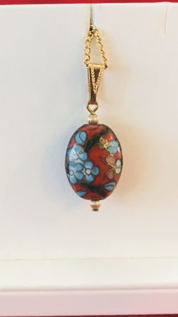 Antique Cloisonné Pendant
