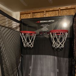 Goliath Dual Basketball Set