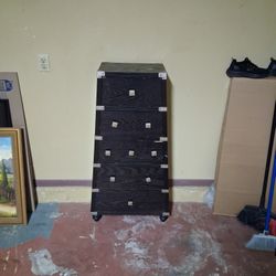 Black Wooded Dresser