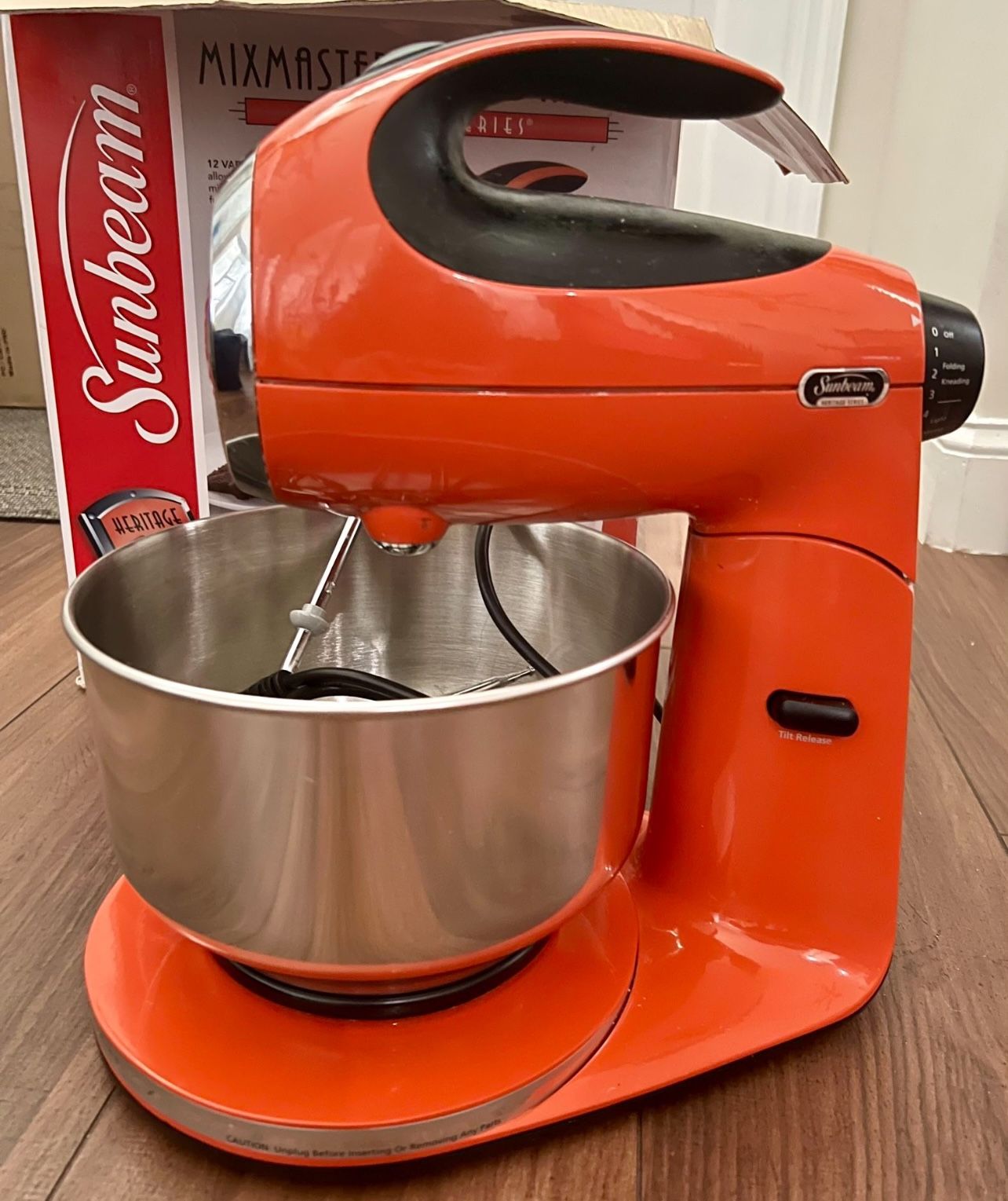 Sunbeam Orange Stand Mixer