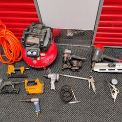 Air Compressor Craftsman nail gun framing roofing Impact Brad Chisel  
