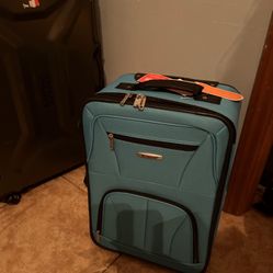 New Blue Carry On Suitcase