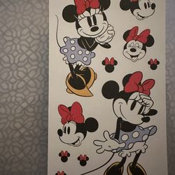Disney Minnie Mouse Diecut Paper Sheet of stickers Scrapbook  Arts & Crafts