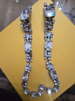 Saint Laurent crystals earings