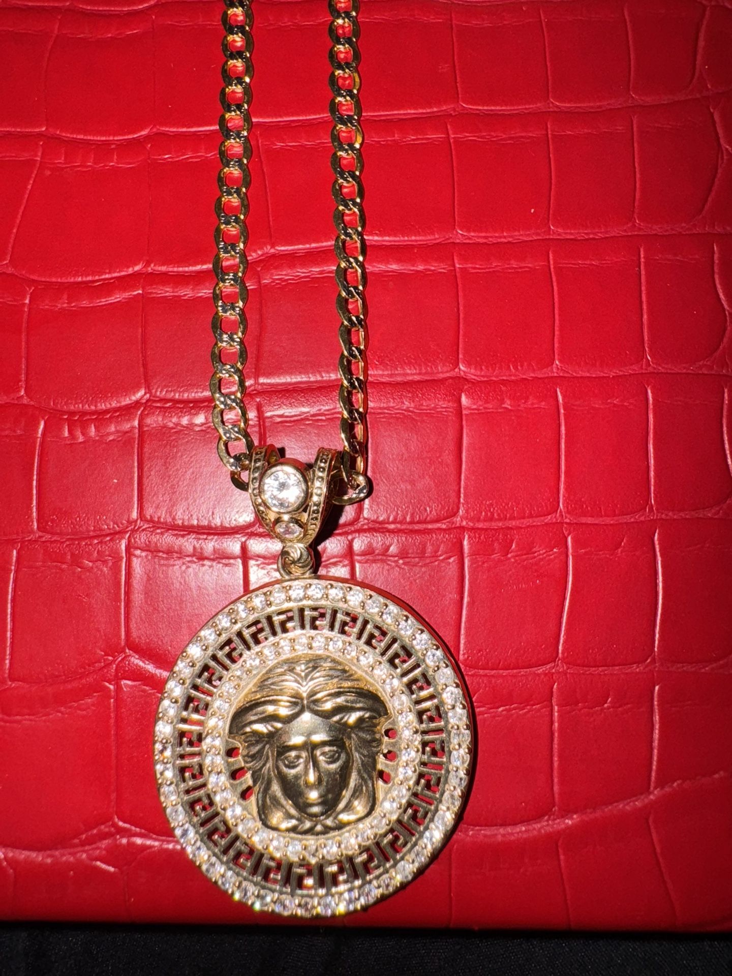 10k Gold Chain, Pendant, and Earrings Offer