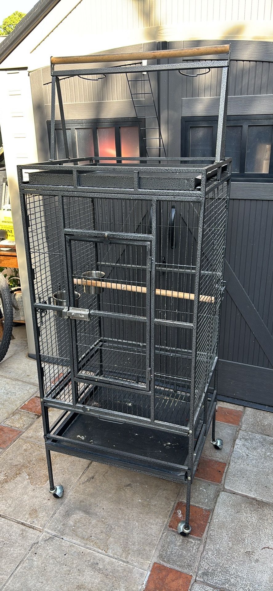 BIRD CAGE LIKE NEW 22” X 24” Wide And 55” tall