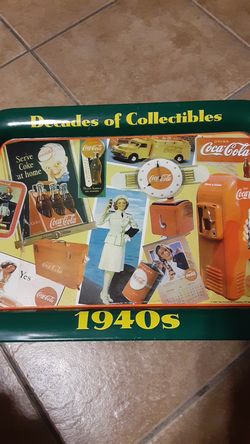 Coke cola tray heavy gage metal ready for man cave or collection great condition