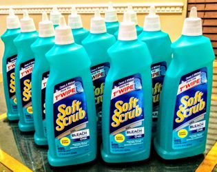 Soft Scrub with Bleach Cleaner Gel, 28.6 Fluid Ounces