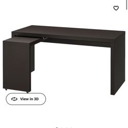 IKEA Desk With Pullout Panel