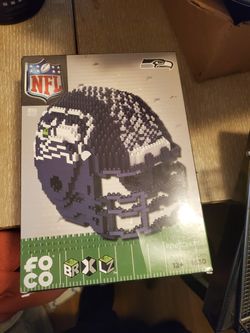 Seahawks Lego Helmet 