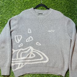 Broken Planet Knit Sweater Heather Grey