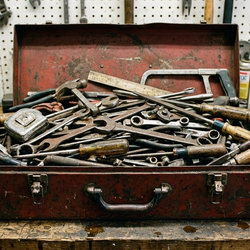 Toolboxes full of misc tools