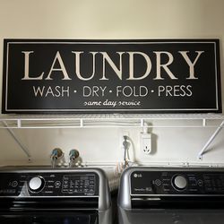 Laundry Sign