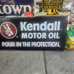 Kendall  Motor  Oil  Sign 