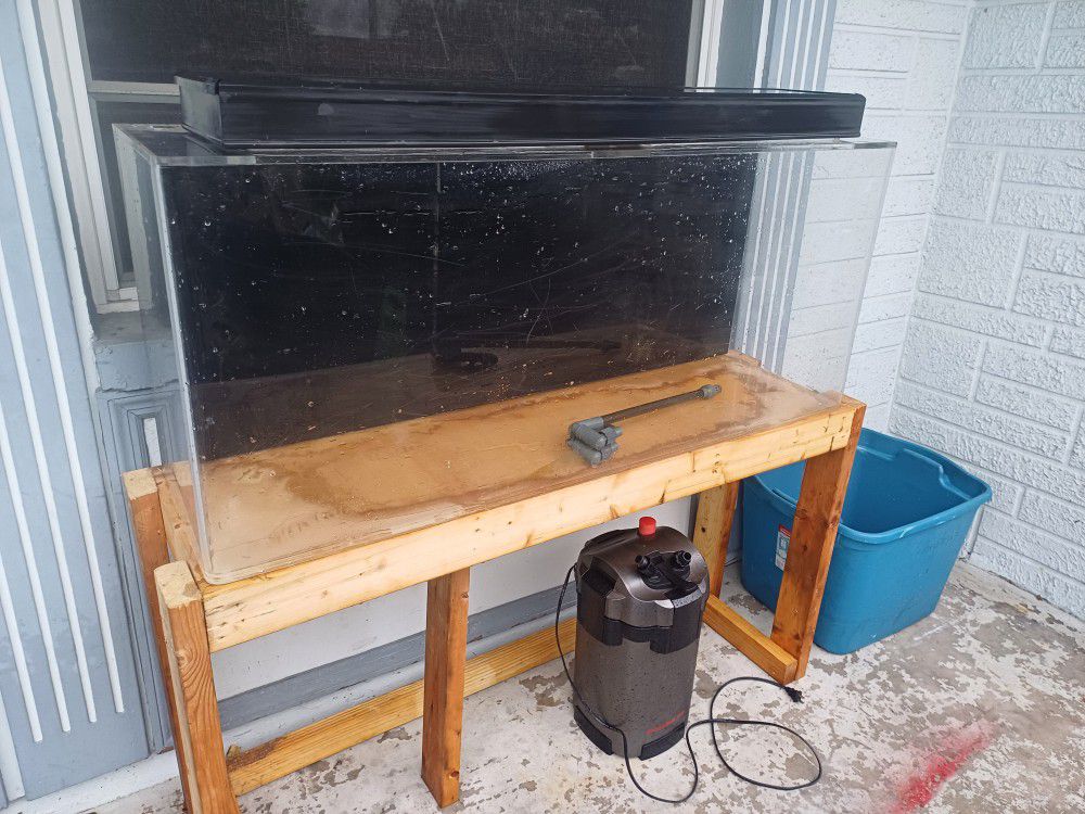 Acrylic Fish Tank ( 48" l  20" h 13" d )  w/ pump and stand