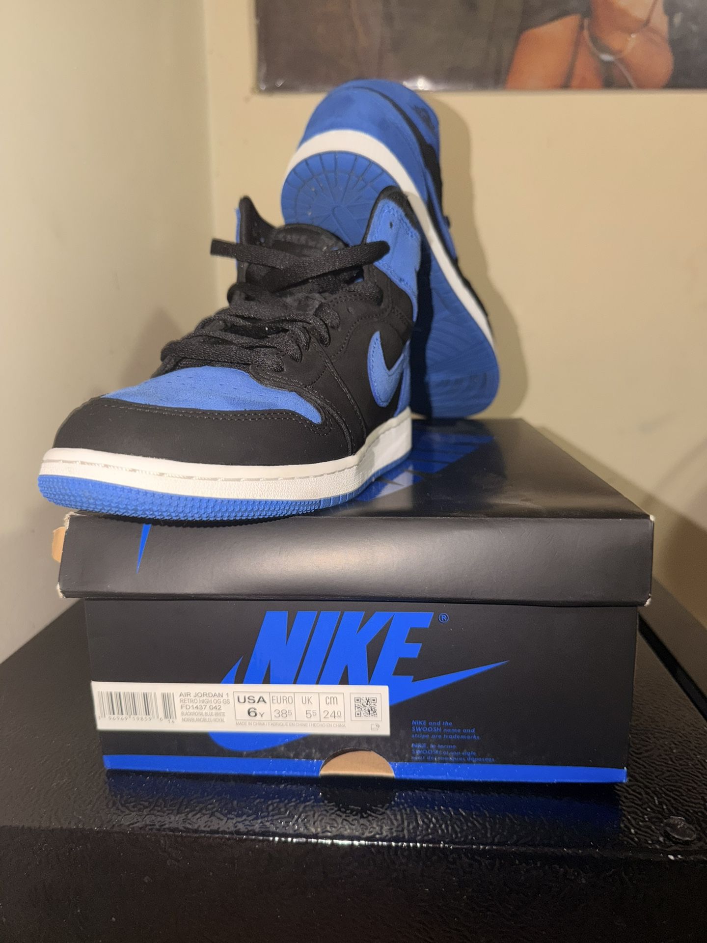 Jordan 1 Royal Blue And Black