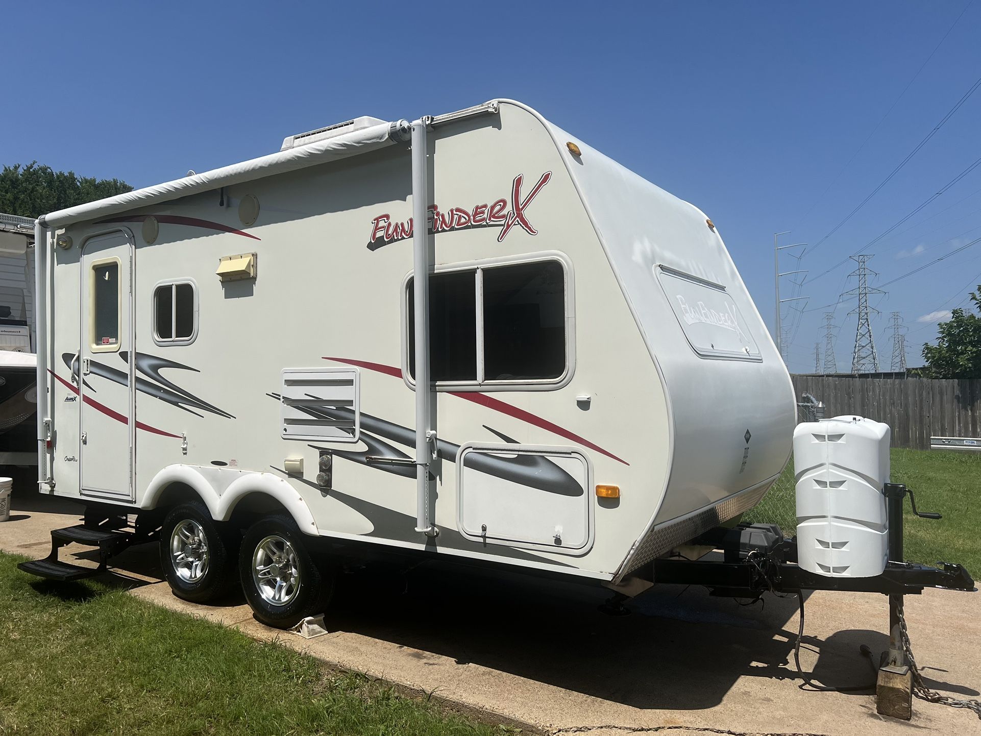 09 Fun Finder 20ft Ac Slide Out Sleeps,4 Aweinig Self Cont Nice