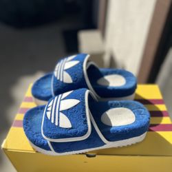 Gucci X Adidas Slides 