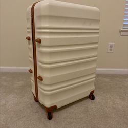 Long Vacation 5pc Luggage Set Beige/Brown