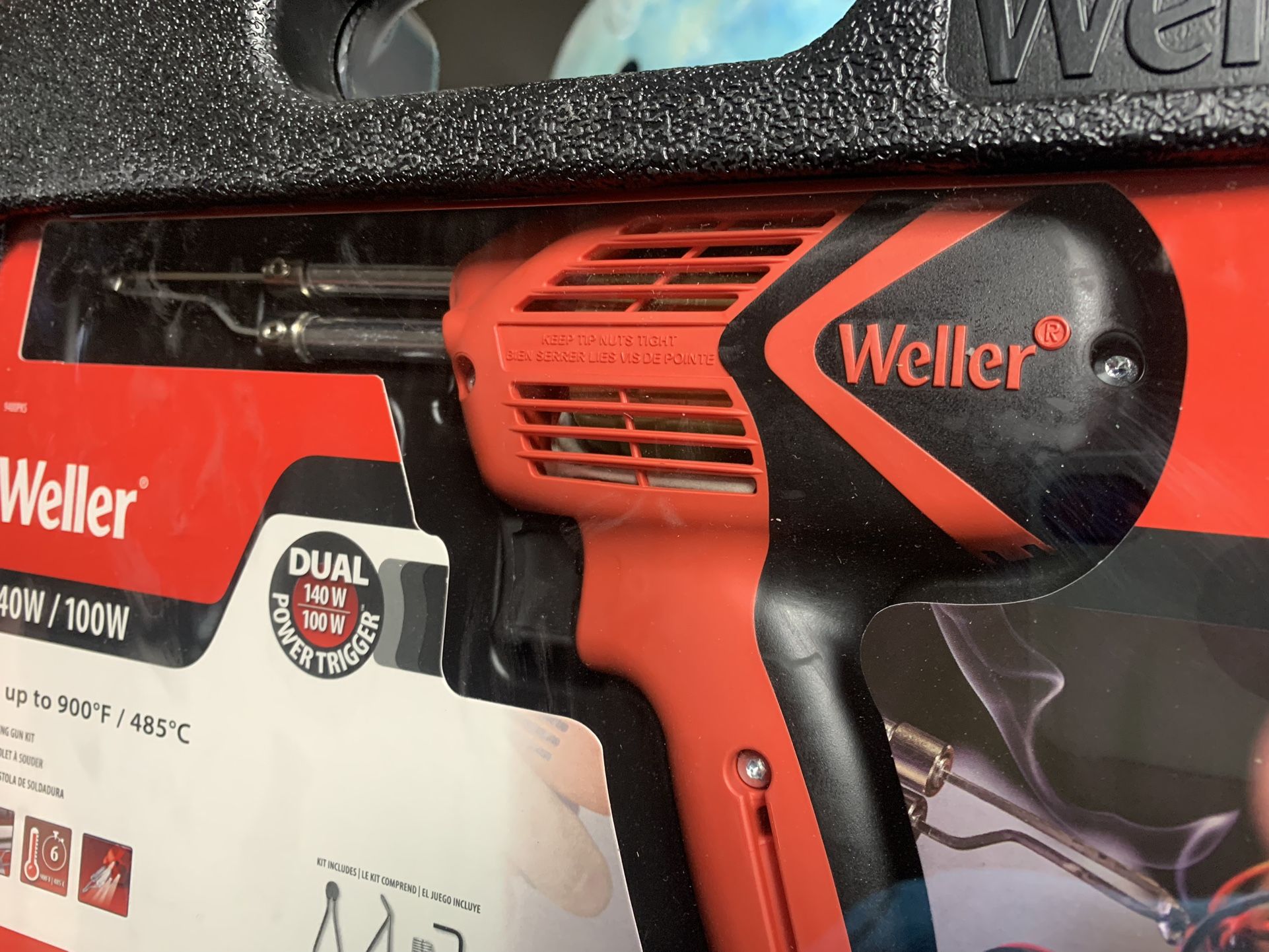 Weller 9400PKS 120 Volt Dual Heat 140/100 Watt Universal Soldering Gun Kit.