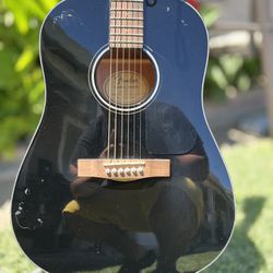 Dreadnought Acoustic Guitar Fender 6 String 