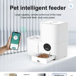 Smart Feeder & Water Dispenser 3L with Stainless Steel Bowl