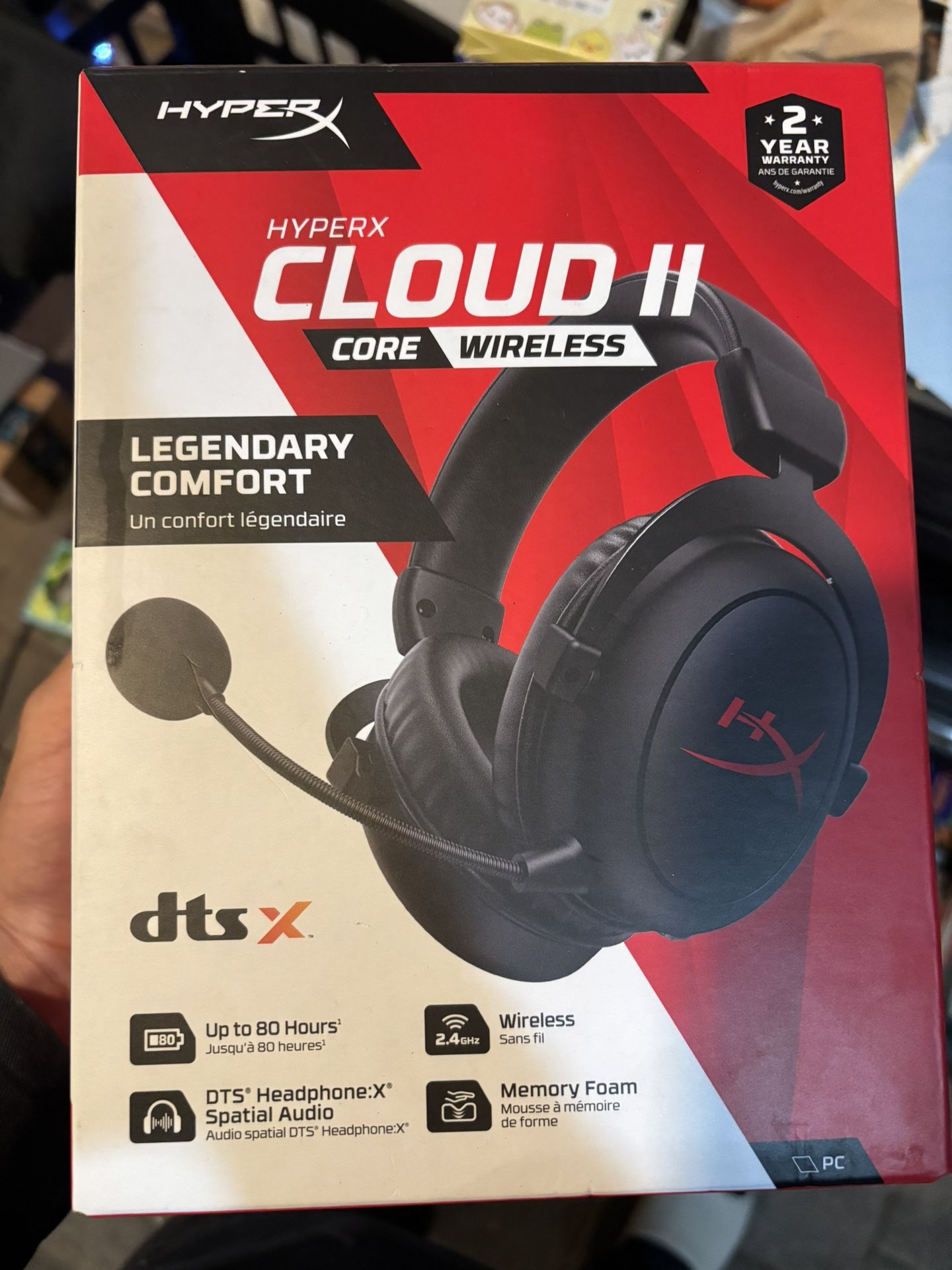 Wireless Gaming Headset ~ Hyper X Cloud Core II Wireless