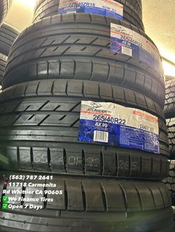 265/40R22 Atlander Set of Tires Installed and Balanced Set de Llantas Nuevas Instaladas y Balanceadas