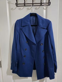 Womens Baby Alpaca Coat Size MEDIUM