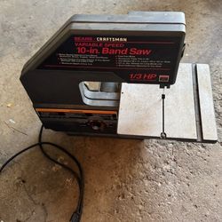 Craftsman 1/3 Hp 10 Inch Bandsaw 