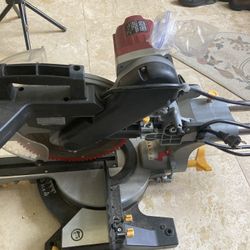 Chicago Electric Power Tools 12” Double-Bevel Sliding Compound Miter Saw With Laser Guide