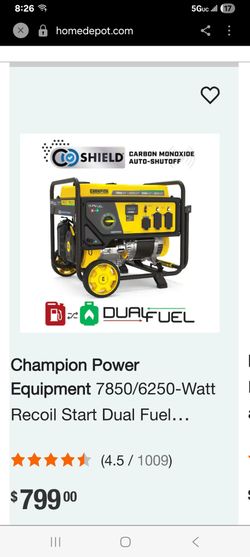 Generator price firm
