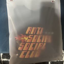 Anti social social club shirt size large