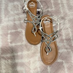 White Fergalicious Wedge Sandals