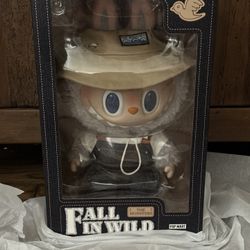 Pop Mart The Monsters Labubu Fall In Wild Series Vinyl Plush Doll Large Size