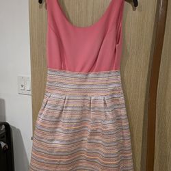 Pink A-line  Dress