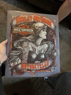 Harley Davidson Metal Sign
