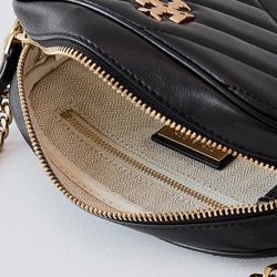Tory Burch Women's Kira Chevron Camera Bag.  Used, light wear, Good Condition.