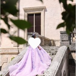 Purple /lilac Quinceanera Dress