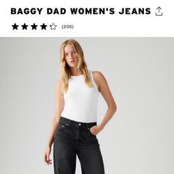 Brand New – Levi’s Baggy Dad Jeans – Size 27x30