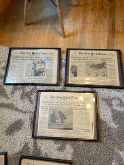 VINTAGE NEWSPAPERS: 3 Fall of Soviet  Union 1991