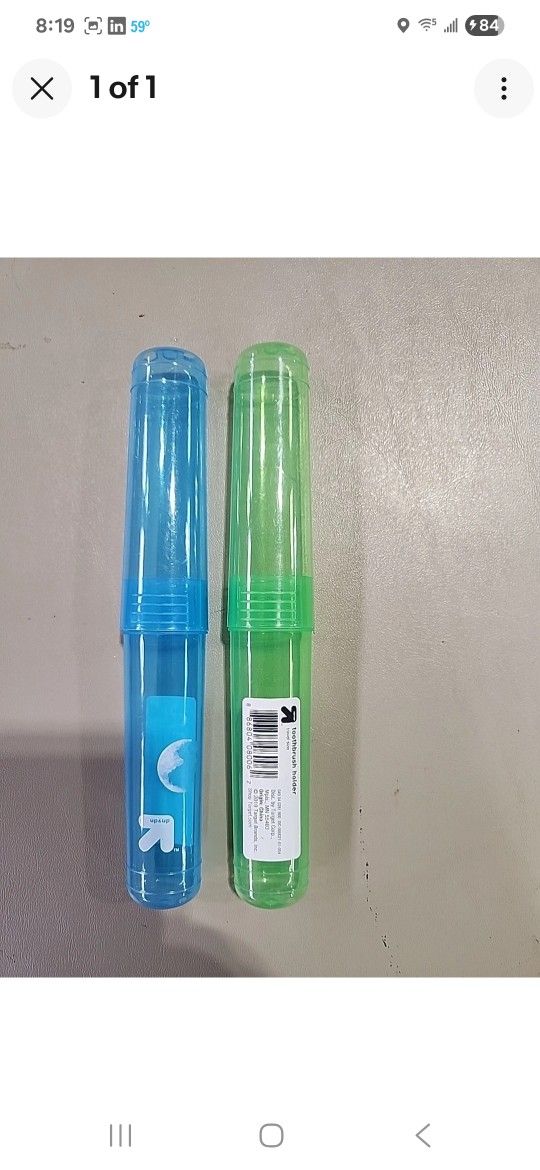 Lot Of 2 Toothbrush Holders