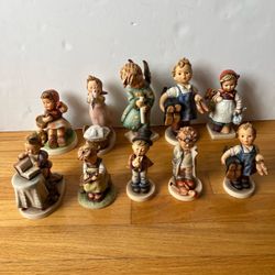 Lot Of 10 Vintage Goebel Hummel W. Germany Figurines 5” ~ 7”