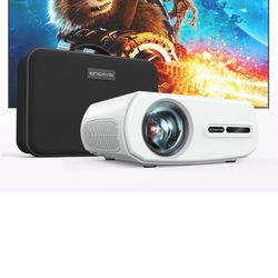 4K Support Projector with Wifi and Bluetooth, ONOAYO AYO1 PRO Portable Mini Projectors for Outdoor Movies Use, Video Projector Ceiling Compatible with