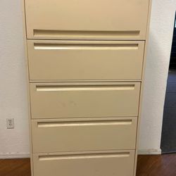 5-Drawer Lateral Metal Filing Cabinet