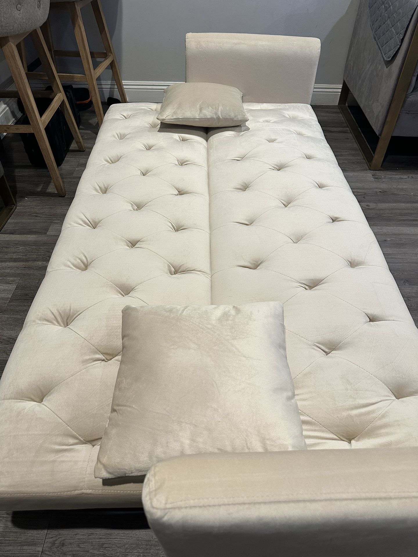 Sofa Bed Foldable Bed BRAND NEW !!!! Never Used 71”x38” Sofa Bed Cream Color Cream couch