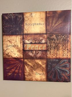 Inspirational Words Canvas Tuscan Wall Art