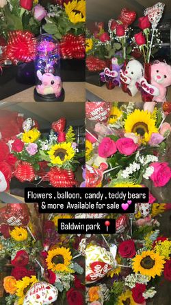 Valentine's Day Sale, Flowers , Candy , Chocolate,  Bears  , Balloons