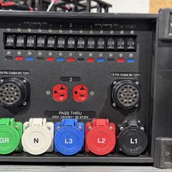 Into An Electric 24 Way 120 V Distro